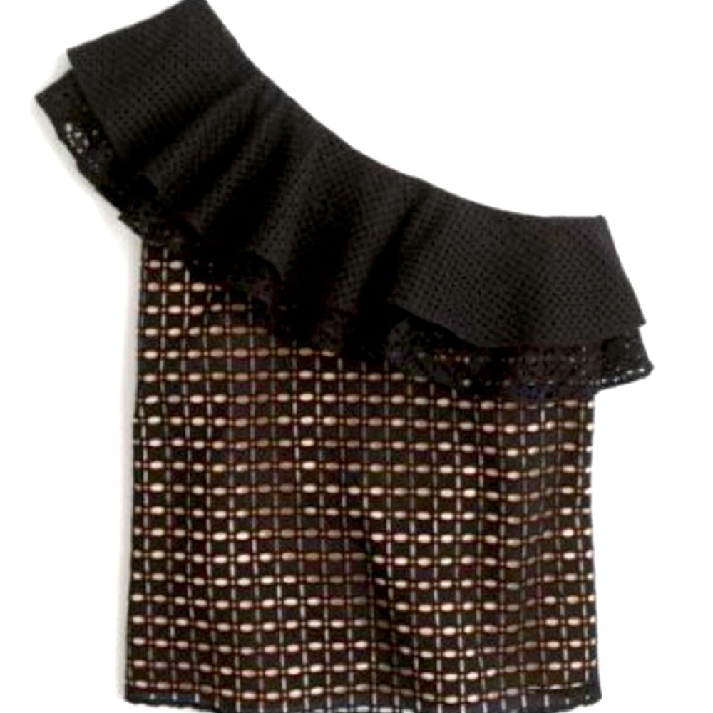 J.Crew
One-shoulder Ruffle Sz6 Top